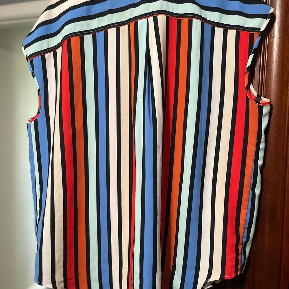 Madison Sleeveless Shirt with Collar / Size 2x